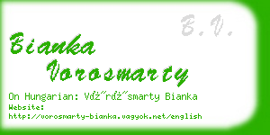 bianka vorosmarty business card